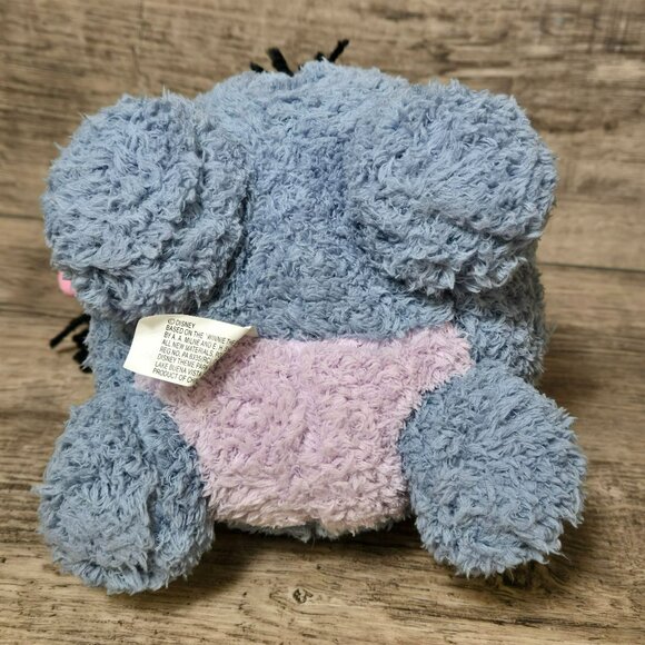 Disney Parks Round Eeyore Baby Plush Stuffed Toy w Detachable Tail Soft Cuddly - Picture 4 of 8